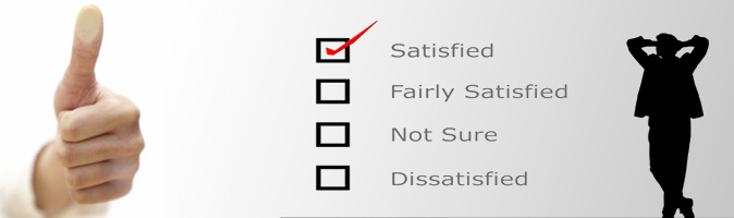 Sondage de satisfaction client